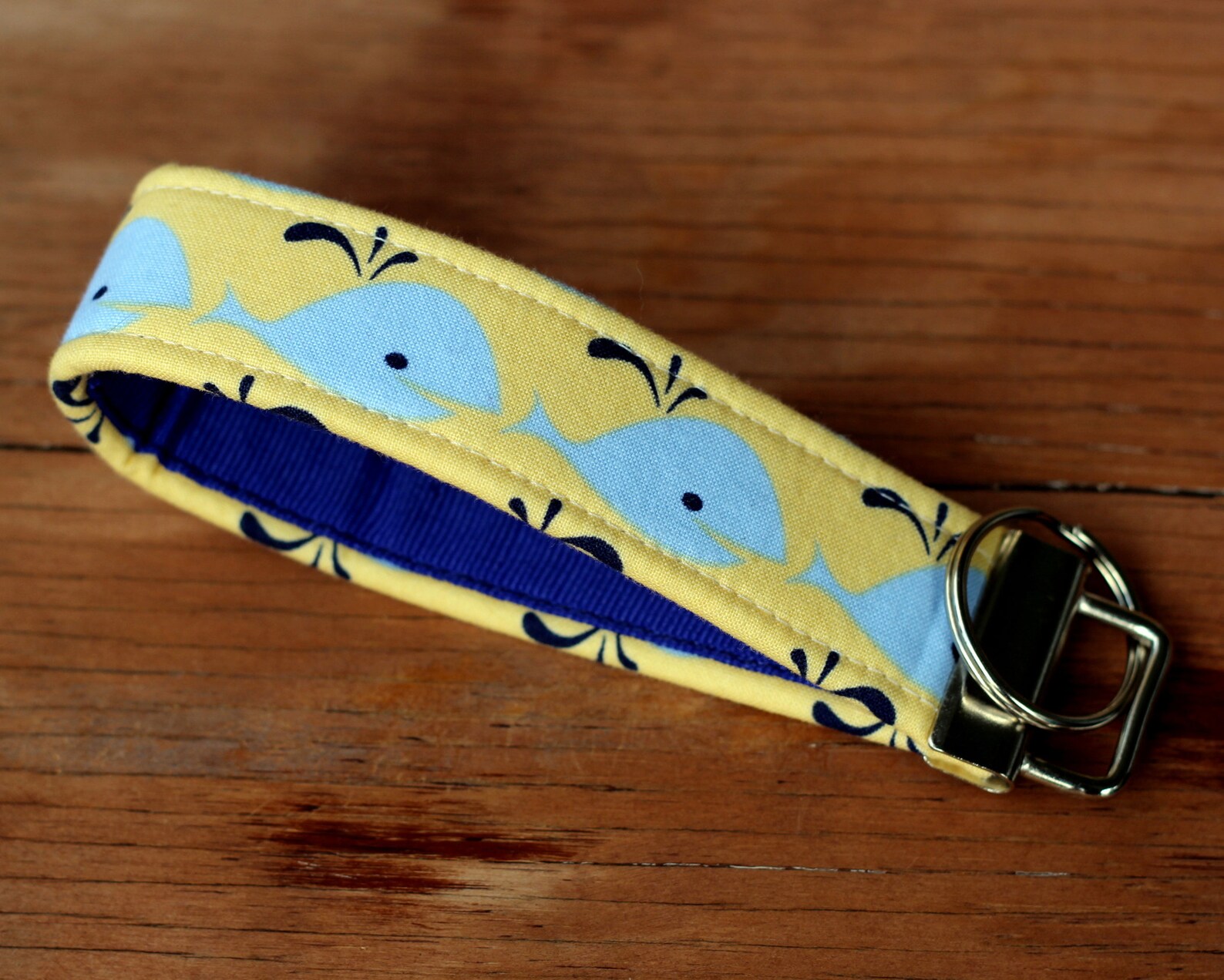 Whale Cotton Key Holder Wristlet for Keys Preppy Key Fob | Etsy