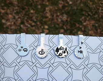Hand Stamped Bookmark