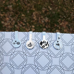 Hand Stamped Bookmark