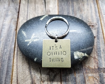 It's A Jeep Thing - Hand Stamped Key Chain