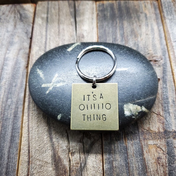 It's A Jeep Thing - Hand Stamped Key Chain