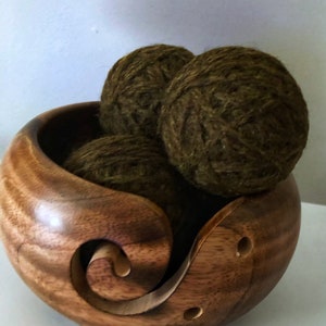 Set of 2 Homemade Dryer Balls | 100% Wool