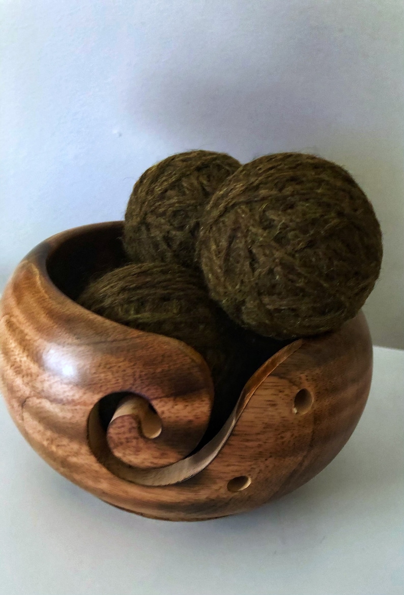 Set of 2 Homemade Dryer Balls 100% Wool Forrest Green