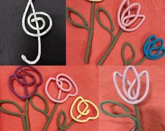 Knitted Wire Symbol | Designs | Wire Art | Knitted Wall Art