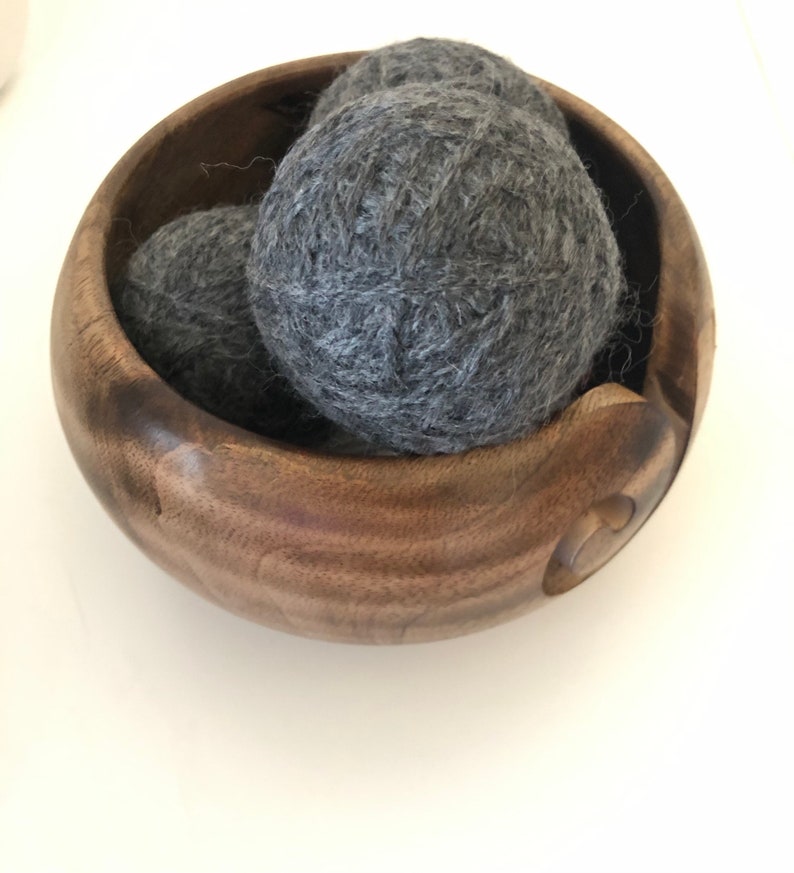 Set of 2 Homemade Dryer Balls 100% Wool image 6