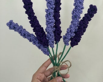 Crochet Lavender Sprig or Bunch