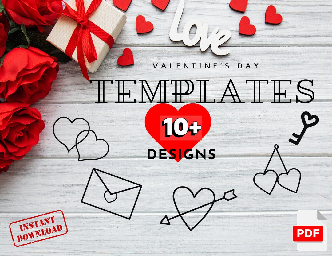 Printable Wire Art Template Bundle Instant Digital PDF Download