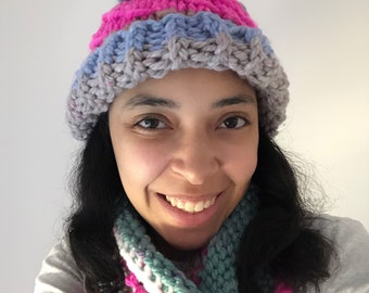 Winter Set Hat and Cowl (Sample Sale)