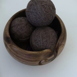 Set of 2 Homemade Dryer Balls 100% Wool image 5