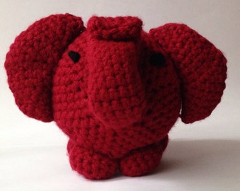 Handmade Elephant Crocheted Stuffed