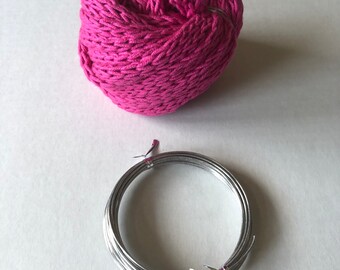 Handmade Tricotin Cord & Wire for DIY Crafts | By the Yard