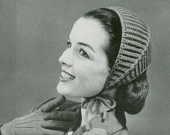 CROCHET PATTERN Vintage Headband Ear Warmer 06-0054-01 Instant Download PDF