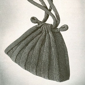 STRICKANLEITUNG Turnbeutel Turnbeutel Handtasche 07-0146-05 Instant Download PDF