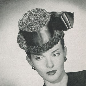 CROCHET PATTERN Hiawatha Stovepipe Sailor Top Hat Instant Download PDF 30-0016-17