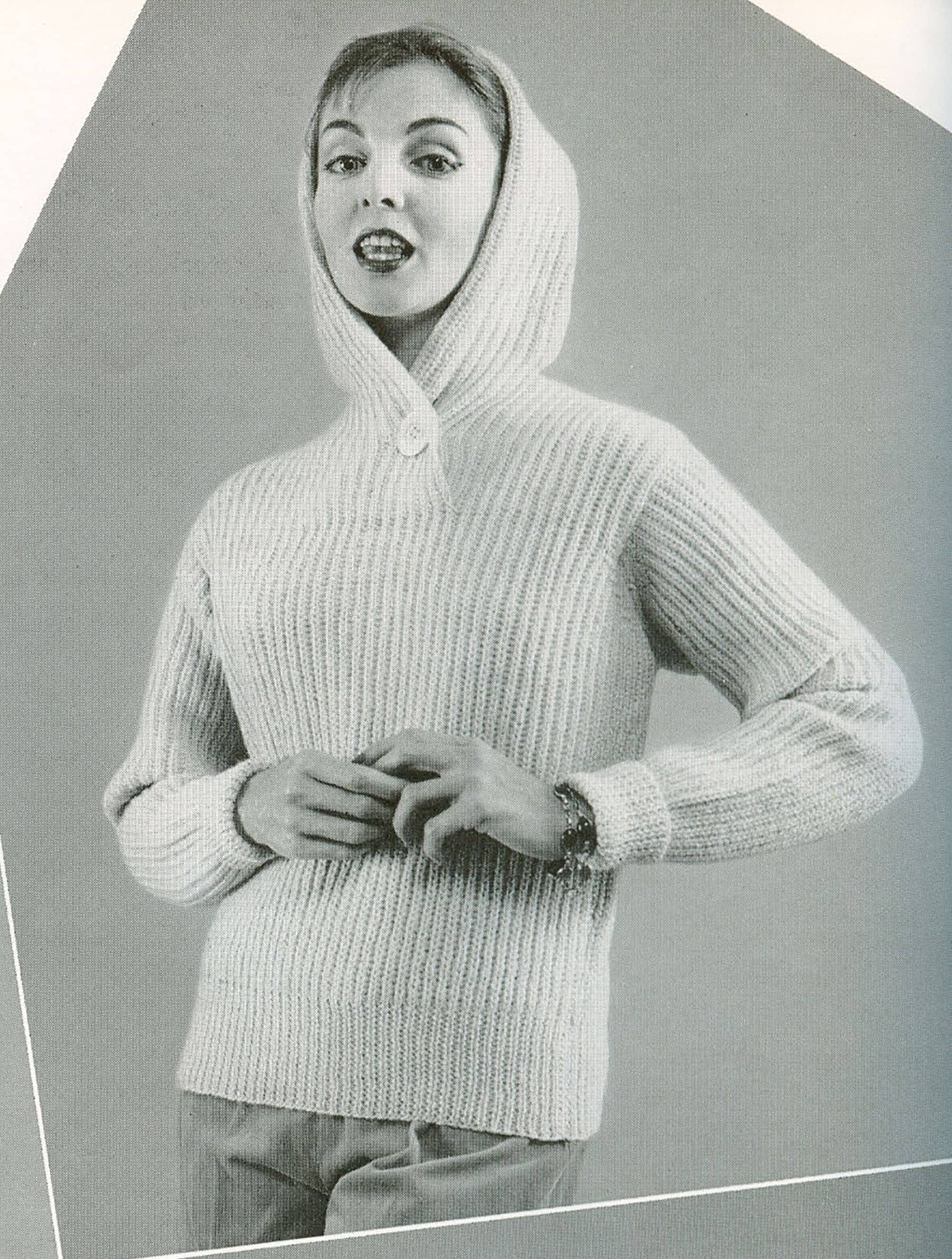 1950s Hoodie - Etsy