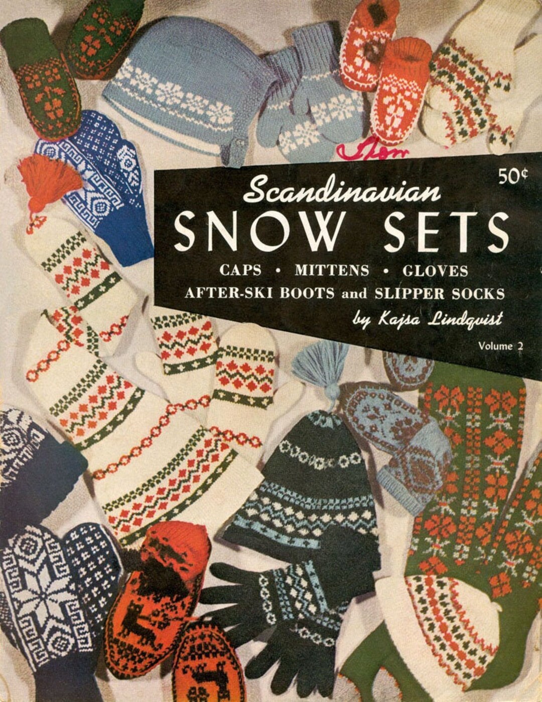 Knitting Pattern Classic Adult & Kids Ski/xmas/reindeer/fair Isle/scandi  Hats. 