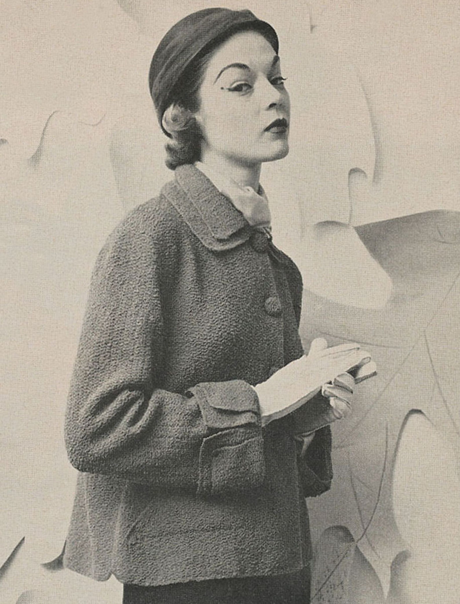 KNITTING PATTERN Vintage 50s Mccall's Box Coat 45-0032-01 - Etsy