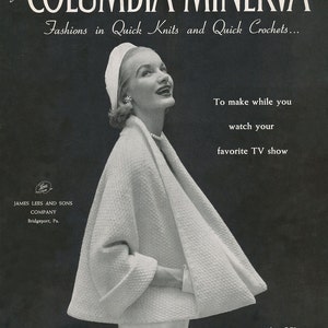 KNITTING CROCHET PATTERNS Vintage 50s Swing Coats Jackets Cape Stoles Shrug Bolero 9 Patterns 33-0704-00 Instant Download pdf