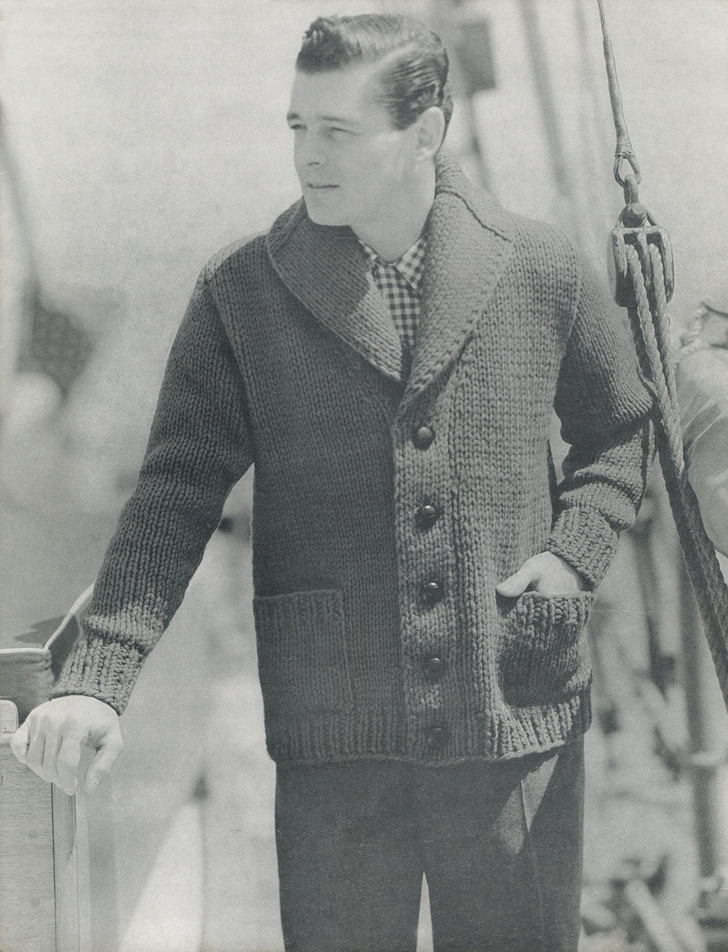 1930s hot sale mens sweater