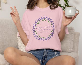 Lavender Dreams T-Shirt | Floral Gigi Gift, Mother's Day