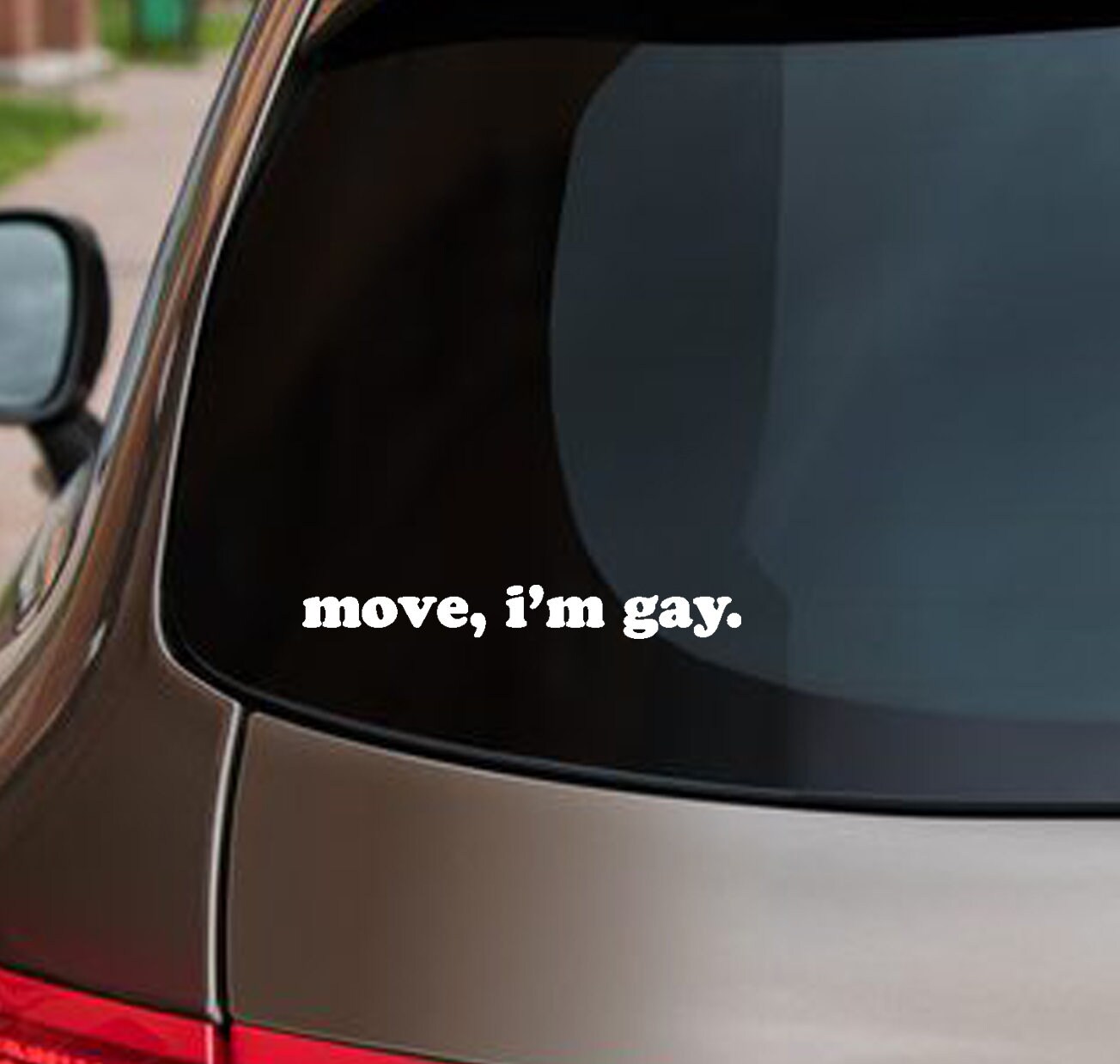 I'm Not Gay Funny Vinyl Decal Prank Sticker Bumper Car Window Truck Sticker