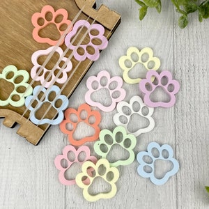 Reward Jar Tokens, Extra Tokens, Paws, Pastel Colors