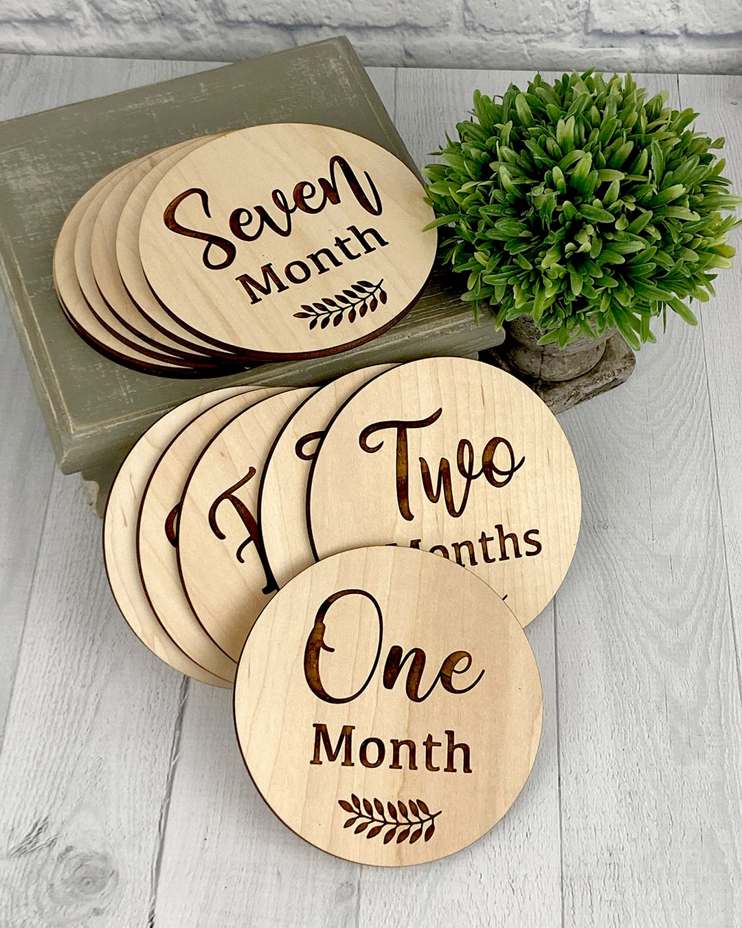 Monthly Milestone Marker Gift Set, Hello World Marker, Baby Gift ...