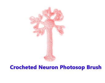 Crocheted Neuron Photoshop Brush