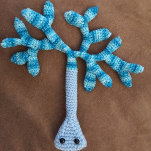Gehäkelte Pyramidenneuron,Plüschtier,Plüschtierchen,Geschenk für Wissenschaftler,Amigurumi,gehäkelte Neuronen