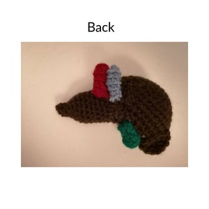 Crocheted Liver Pattern, crochet pattern, liver, pdf pattern, crocheted liver, liver pattern, crocheted science models, science crochet image 4