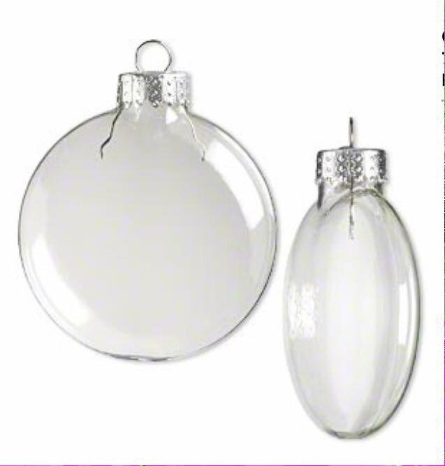 Qty of 20 100 mm Clear Plastic Flat Disc Christmas Ornaments Etsy