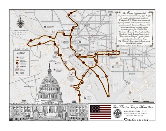 Marine Corps Marathon Elevation Chart