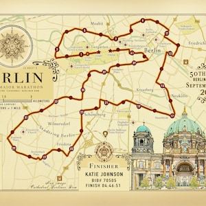 Personalized Berlin Marathon Map