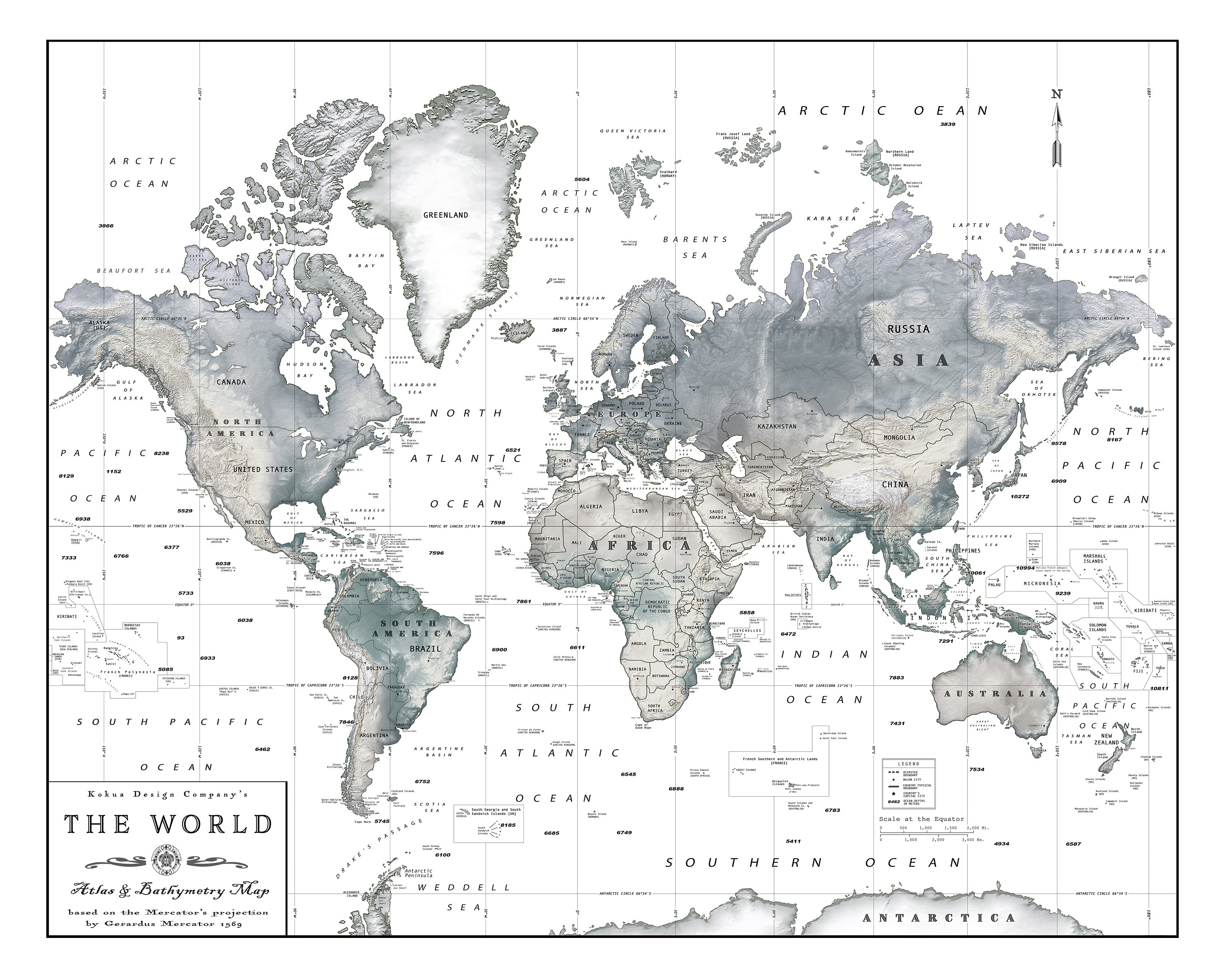 The World 11 X 14 