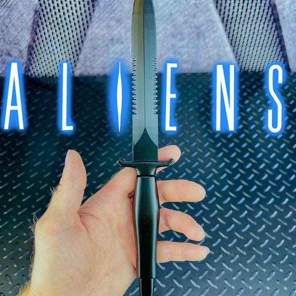 Réplica del cuchillo de combate Aliens USMC