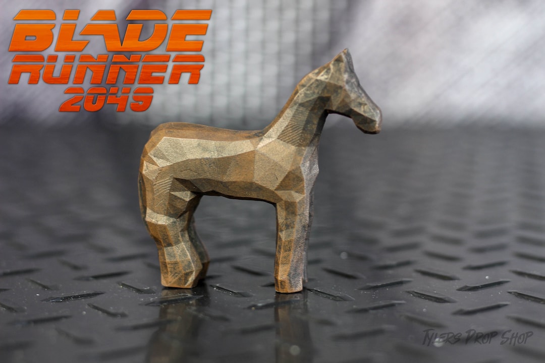 Blade Runner 2049 Wooden Horse Replica With Inscription Version 1 Etsy