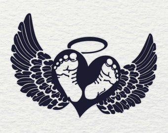 Free Free 247 Baby Feet With Wings Svg Free SVG PNG EPS DXF File