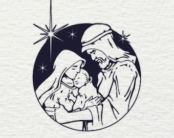 Nativity Svg Christmas Svg True Story SVG Nativity Scene Svg True Story Jesus Birth Svg Christ Svg Religious Joy to the World Svg Hassified