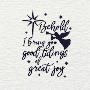 Good Tidings Svg Christmas Svg True Story SVG Nativity Scene Svg True Story Jesus Birth Svg Christ Svg Religious Joy to the World Hassified