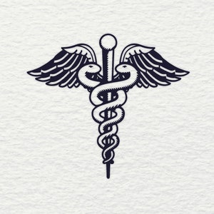 Caduceus SVG, Caduceus Cut File, Caduceus, Clip Art, Nursing svg, Nurse svg, Nurse cut file, Medical, Doctor svg, cut file, svg eps ai