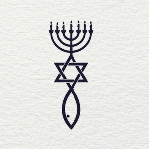 Messianico Cristiano Sigillo Gesù Messiah Chiesa Ebraica Chiesa Salvation Amore - clip art vettore in vinile taglio file file cricut silhouette clipart svg jpeg eps