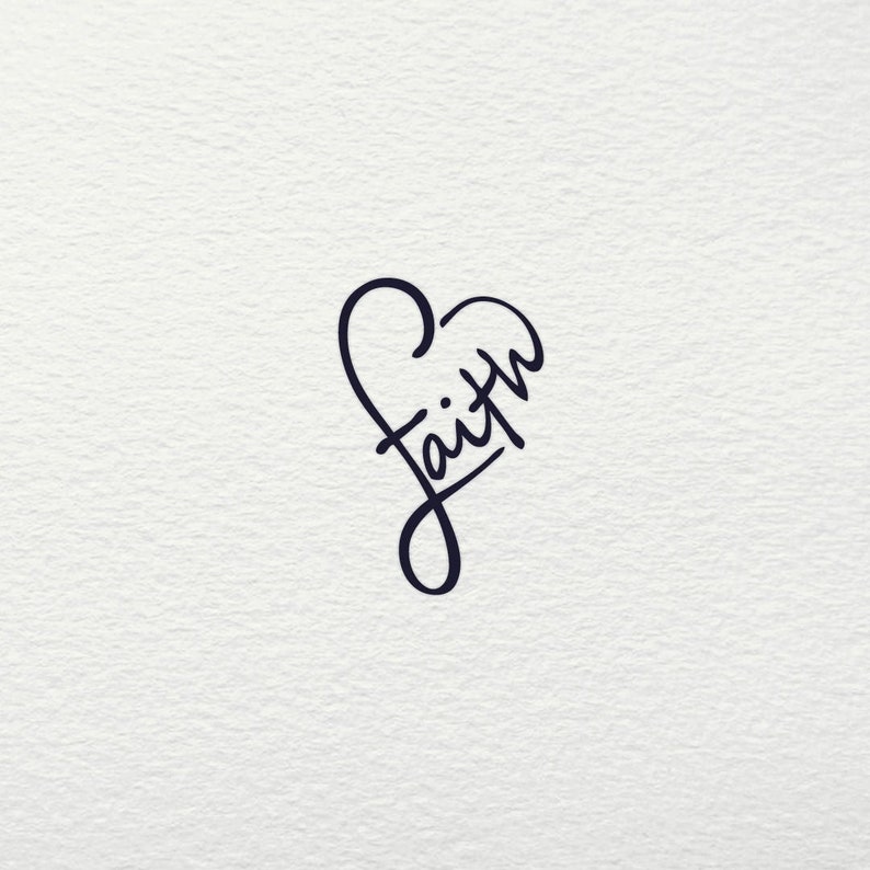 Download Faith SVG Faith Heart SVG Faith Heart Heart SVG Love Svg ...