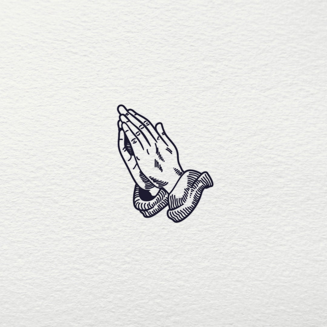 TATTOO FLASH POSTER【 Praying Hands 】
