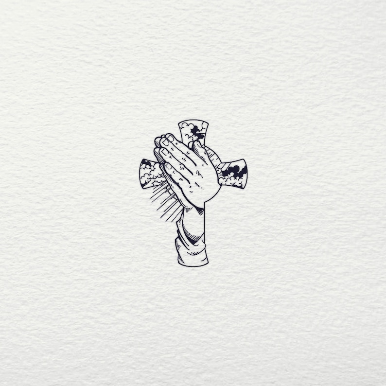 Download Praying Hands SVG Cross SVG Praying Hands Faith Svg Jesus ...