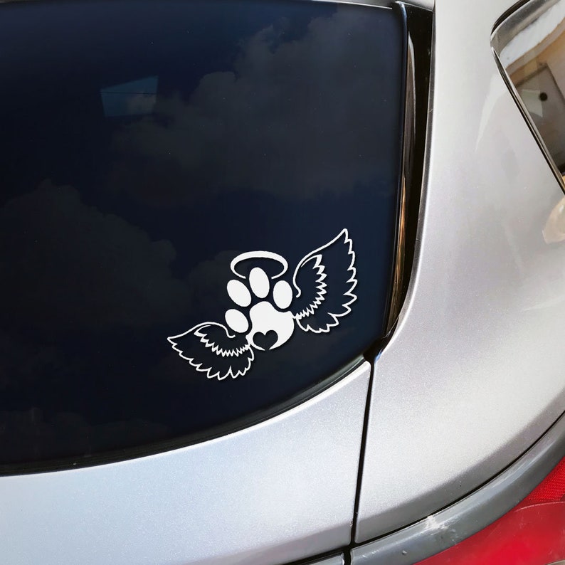Download Paw Print Wings SVG Pawprint SVG Dog Cat Paw Memorial SVG ...