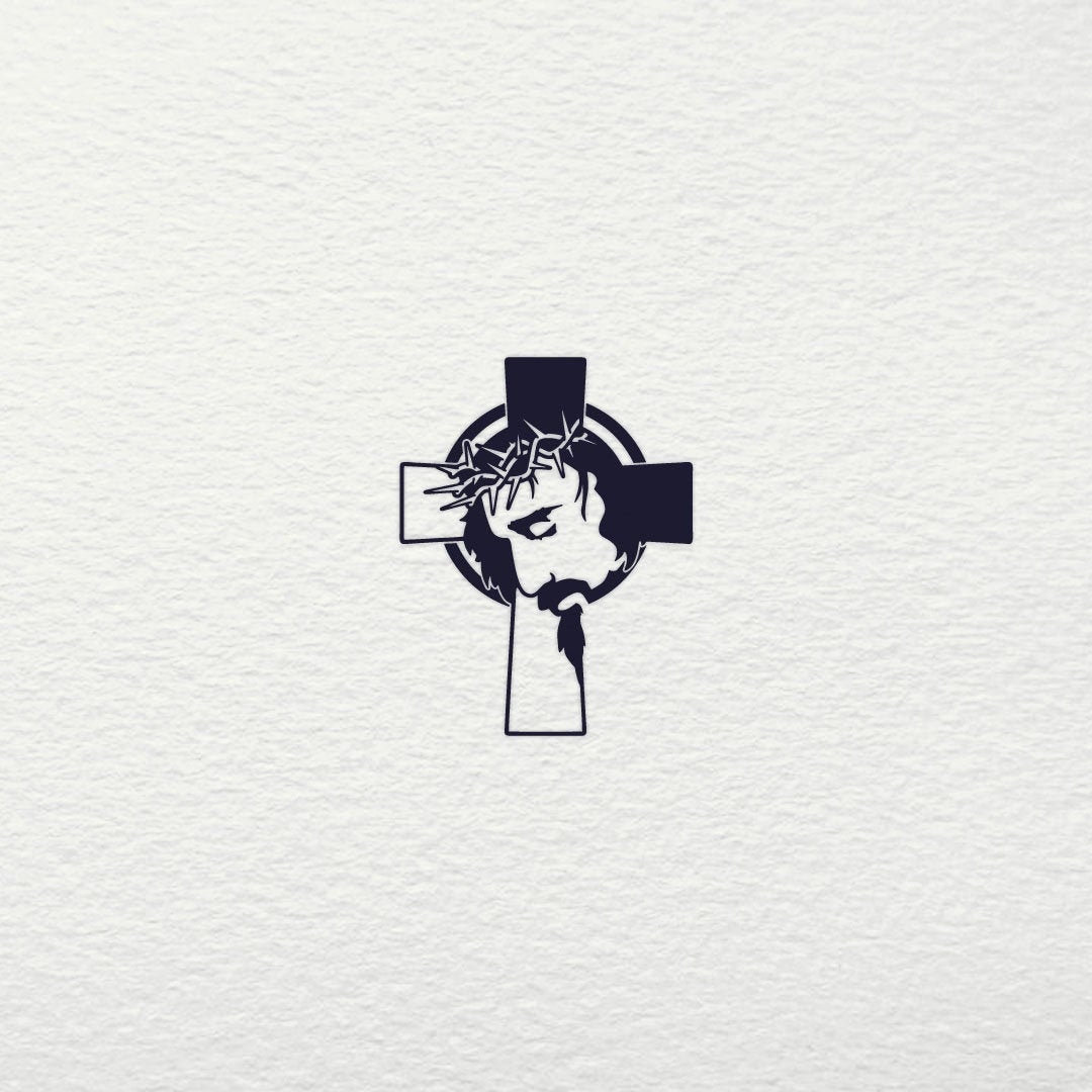 Jesus Cross SVG File Crucifix Faith Cross SVG Laser Cut Files for ...