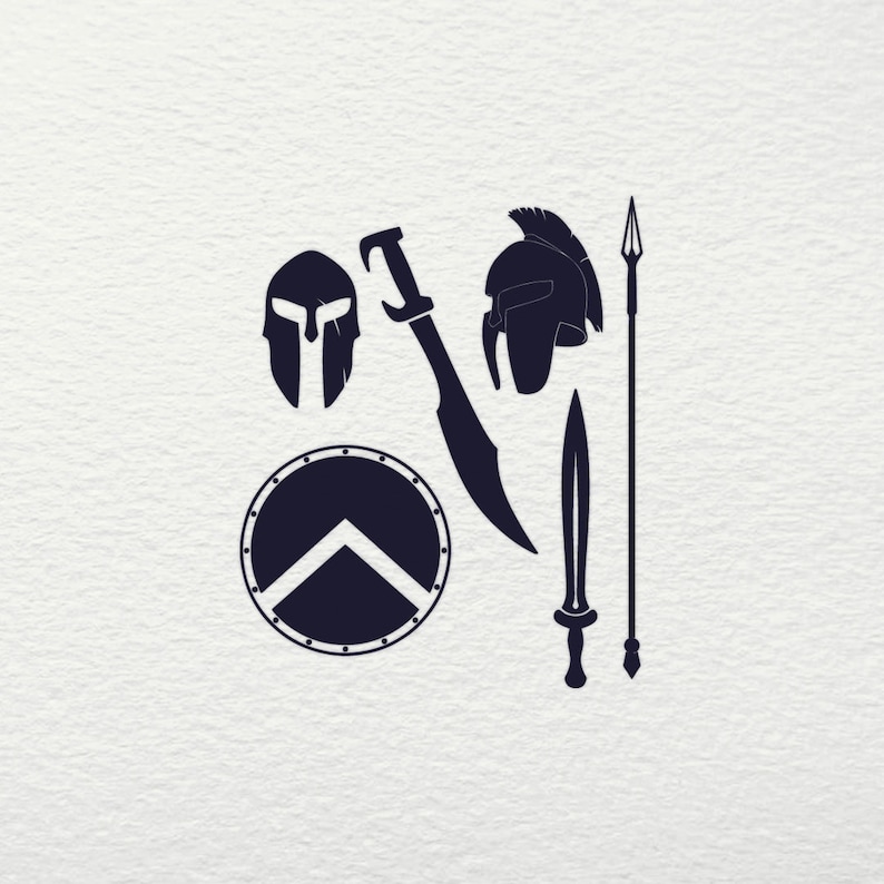 Download Spartan svg cut files Spartan cricut files Spartan | Etsy
