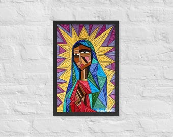 Madonna moderna / Impresión enmarcada