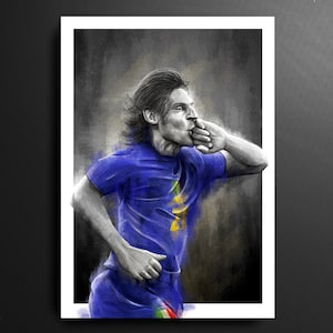 Andrea Pirlo Italy 2006 World Cup Football Print