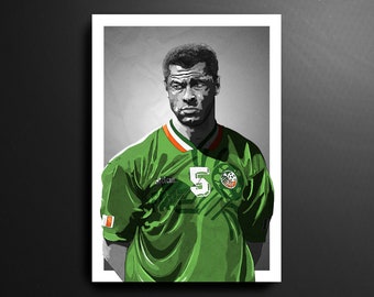 Paul McGrath USA 1994 República de Irlanda Fútbol Imprimir